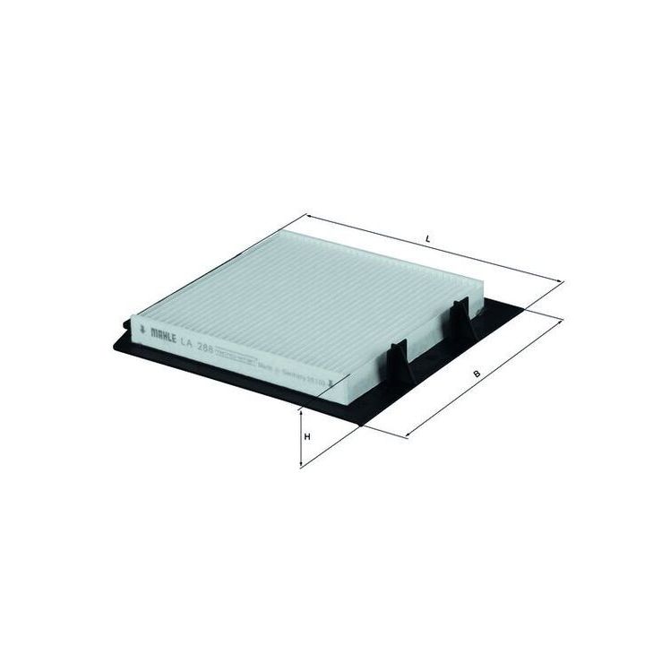 Filtras, salono oras KNECHT LA 288