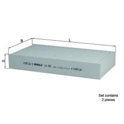 Filtras, salono oras KNECHT LA 295/S