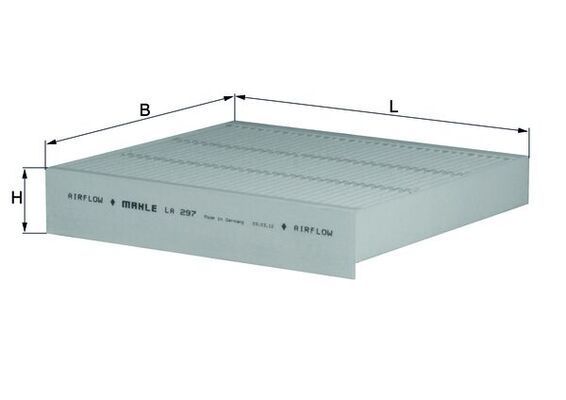 Filtras, salono oras KNECHT LA 297