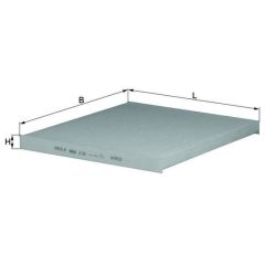 Filtras, salono oras KNECHT LA 306