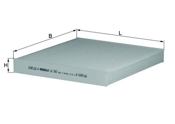 Filtras, salono oras KNECHT LA 343