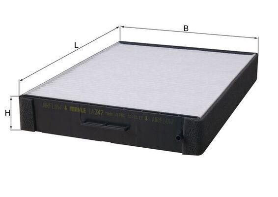 Filtras, salono oras KNECHT LA 347