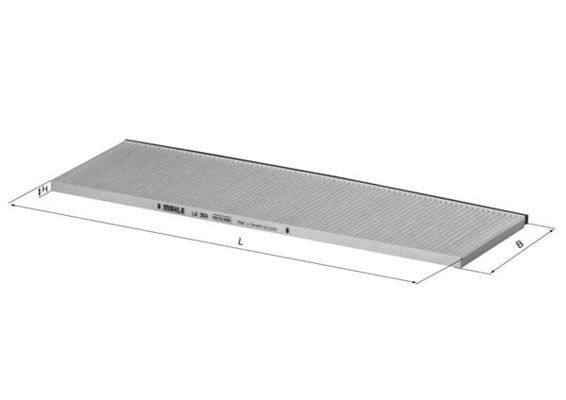 Filtras, salono oras KNECHT LA 354