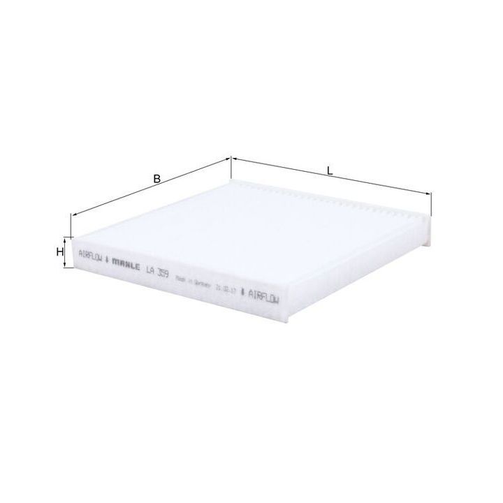 Filtras, salono oras KNECHT LA 359