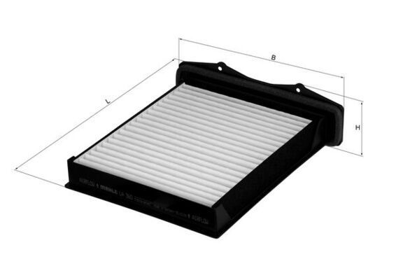 Filtras, salono oras KNECHT LA 360