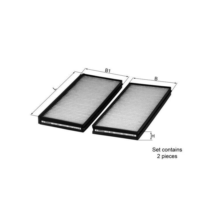 Filtras, salono oras KNECHT LA 365/S