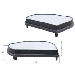 Filtras, salono oras KNECHT LA 37/1