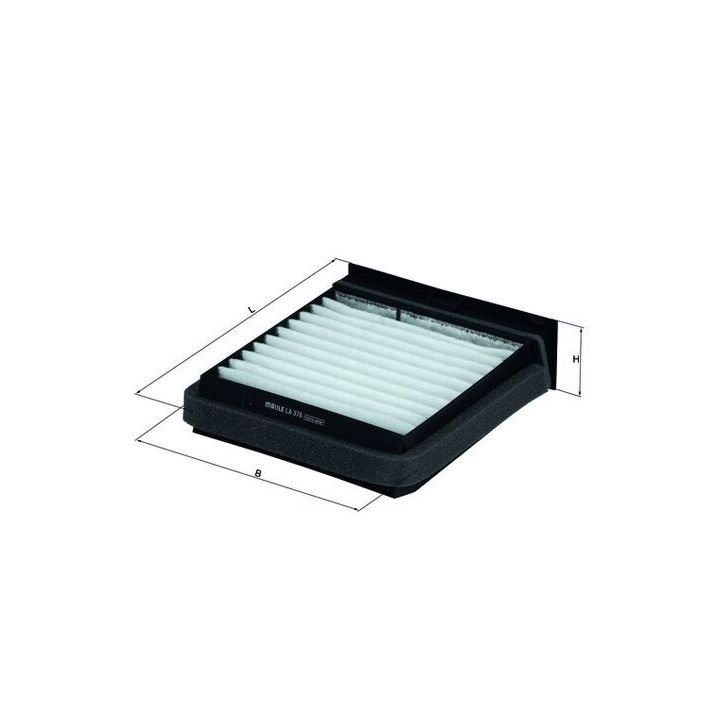 Filtras, salono oras KNECHT LA 376