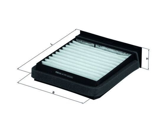 Filtras, salono oras KNECHT LA 376