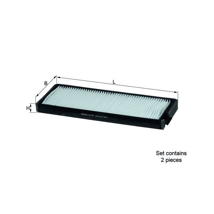 Filtras, salono oras KNECHT LA 377/S