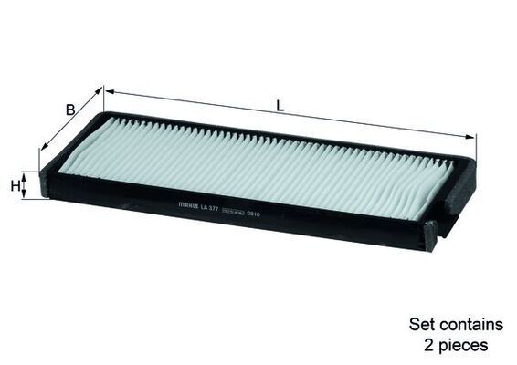 Filtras, salono oras KNECHT LA 377/S