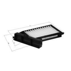 Filtras, salono oras KNECHT LA 384