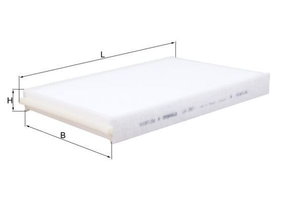 Filtras, salono oras KNECHT LA 387