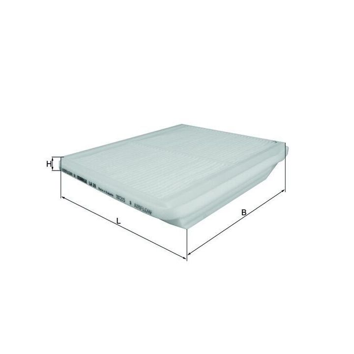 Filtras, salono oras KNECHT LA 39