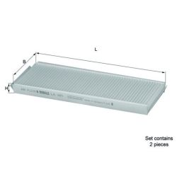 Filtras, salono oras KNECHT LA 391/S