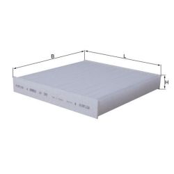 Filtras, salono oras KNECHT LA 395