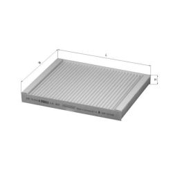 Filtras, salono oras KNECHT LA 401