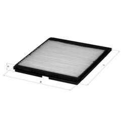 Filtras, salono oras KNECHT LA 404