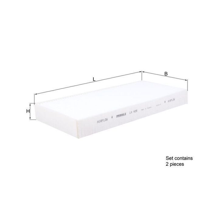 Filtras, salono oras KNECHT LA 426/S