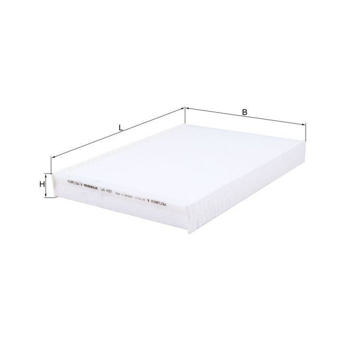 Filtras, salono oras KNECHT LA 437