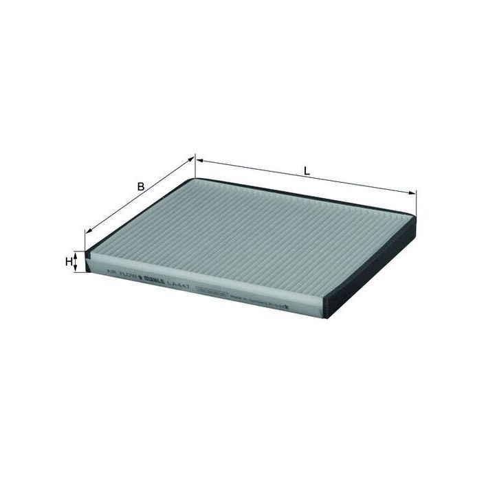 Filtras, salono oras KNECHT LA 447