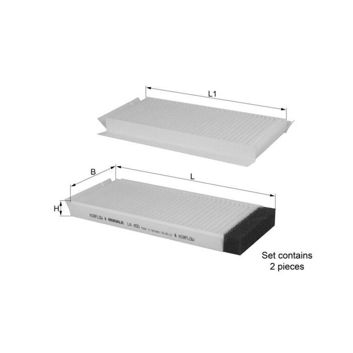 Filtras, salono oras KNECHT LA 450/S