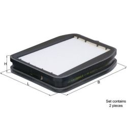 Filtras, salono oras KNECHT LA 455/S