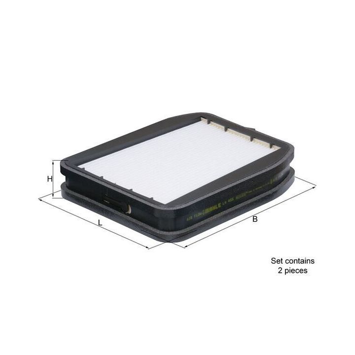 Filtras, salono oras KNECHT LA 455/S