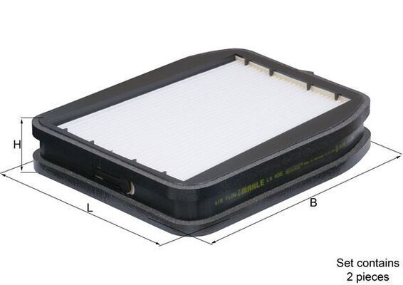 Filtras, salono oras KNECHT LA 455/S