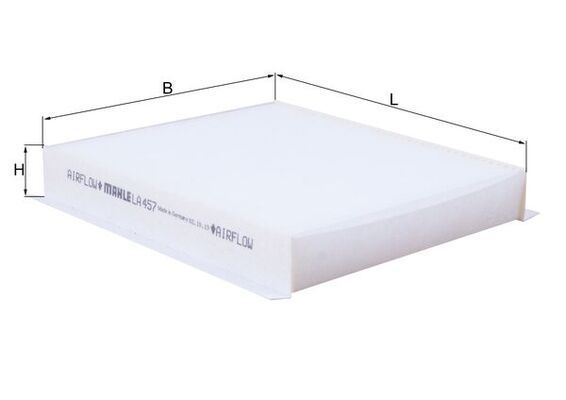 Filtras, salono oras KNECHT LA 457