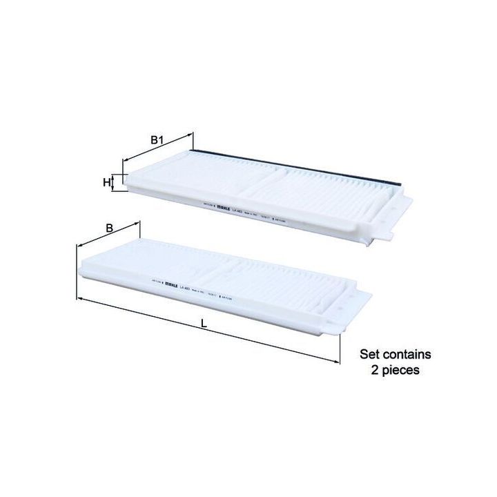 Filtras, salono oras KNECHT LA 483/S