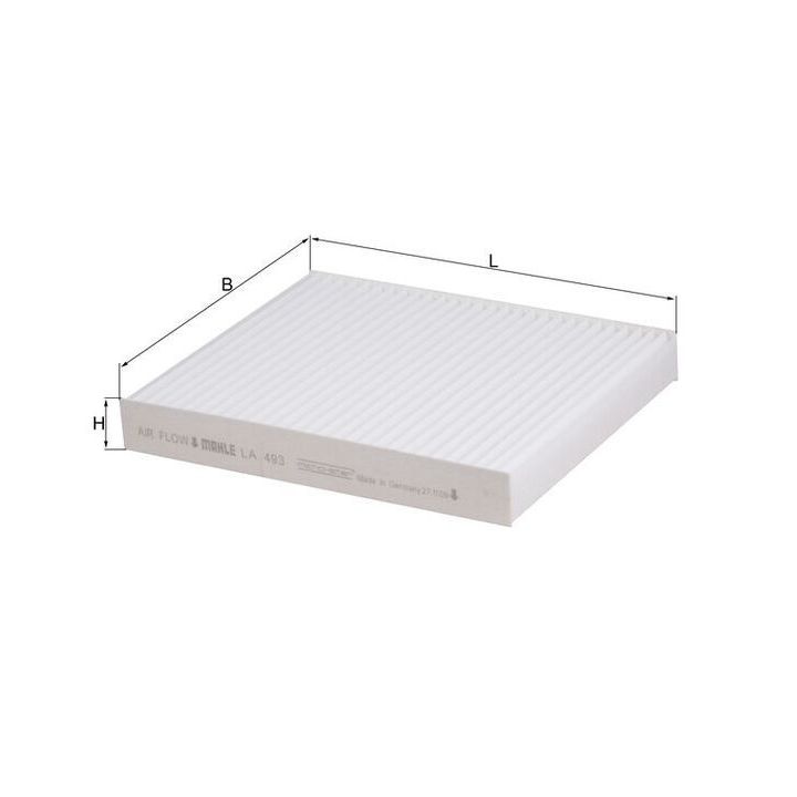 Filtras, salono oras KNECHT LA 493