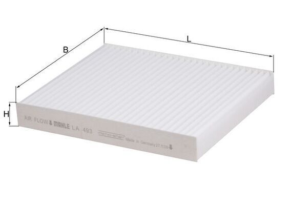 Filtras, salono oras KNECHT LA 493