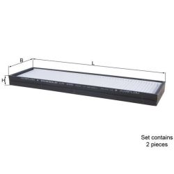 Filtras, salono oras KNECHT LA 495/S