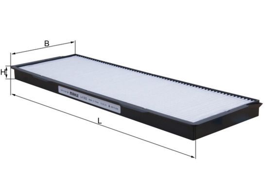 Filtras, salono oras KNECHT LA 502