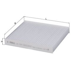 Filtras, salono oras KNECHT LA 531