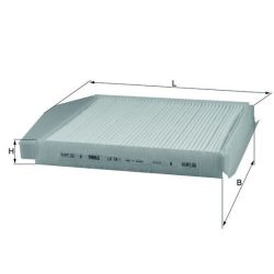 Filtras, salono oras KNECHT LA 54/1