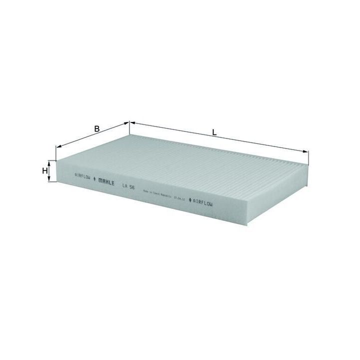 Filtras, salono oras KNECHT LA 56