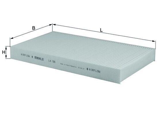 Filtras, salono oras KNECHT LA 56