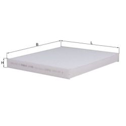 Filtras, salono oras KNECHT LA 586