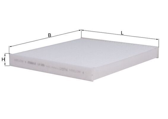 Filtras, salono oras KNECHT LA 586