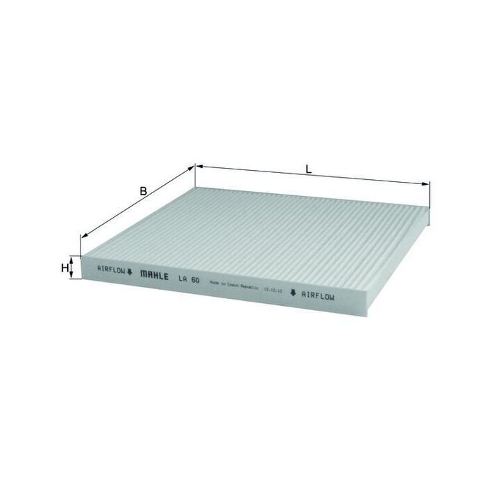 Filtras, salono oras KNECHT LA 60