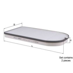 Filtras, salono oras KNECHT LA 613/S