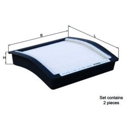 Filtras, salono oras KNECHT LA 615/S