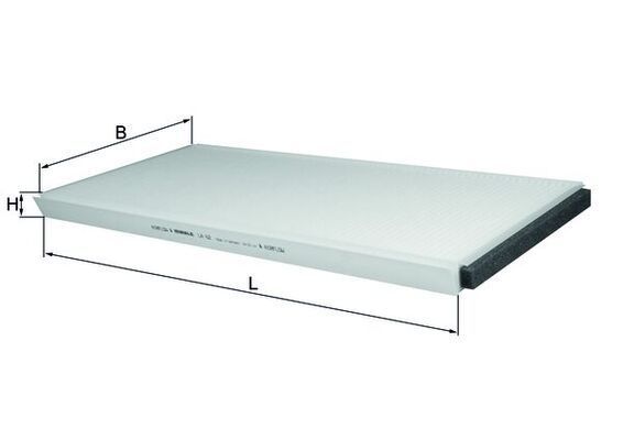 Filtras, salono oras KNECHT LA 62