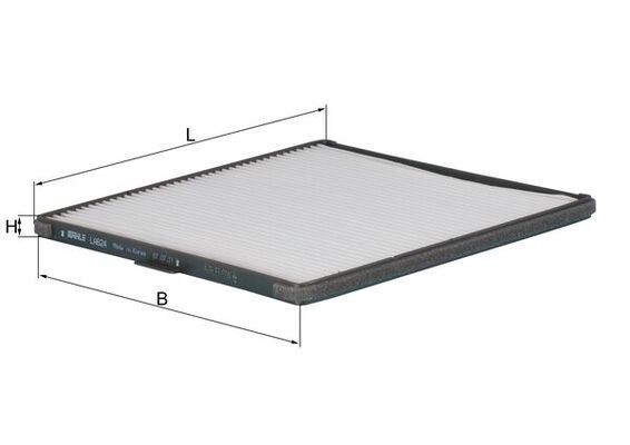 Filtras, salono oras KNECHT LA 624