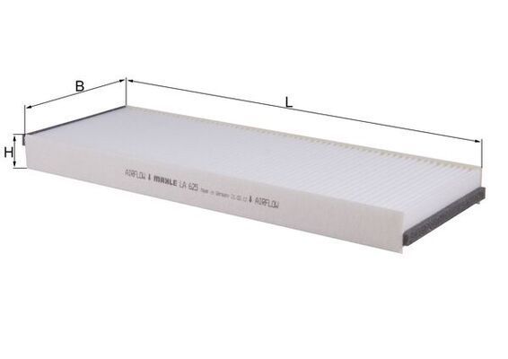 Filtras, salono oras KNECHT LA 625