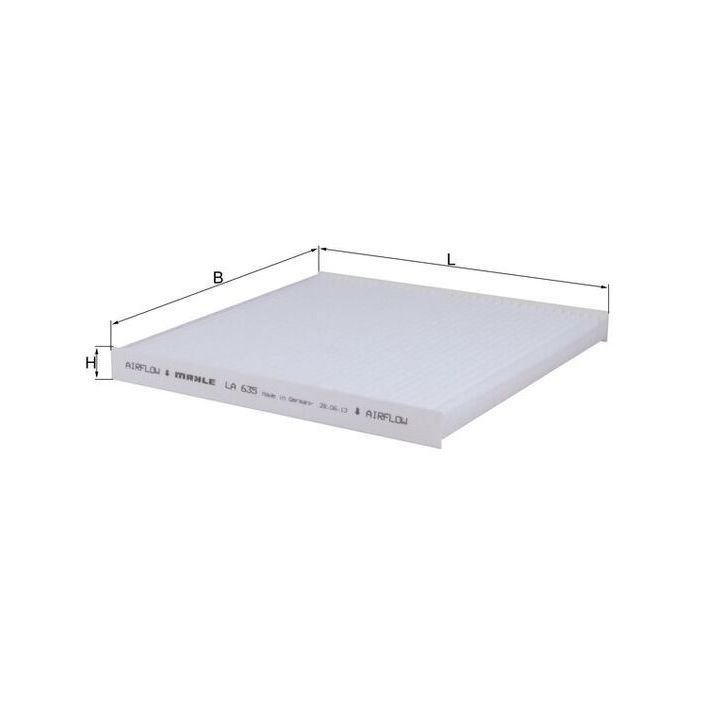 Filtras, salono oras KNECHT LA 635