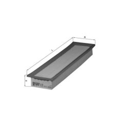 Filtras, salono oras KNECHT LA 66