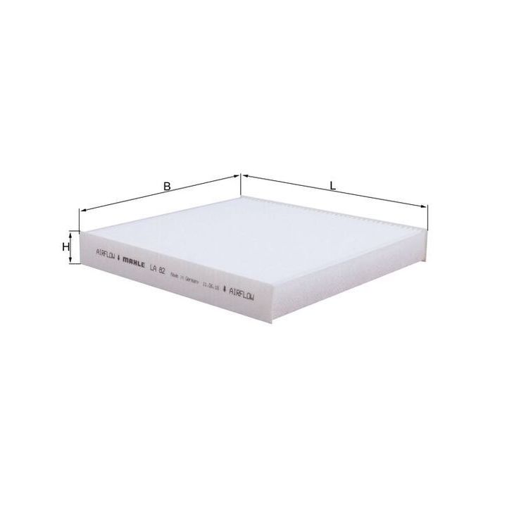 Filtras, salono oras KNECHT LA 82